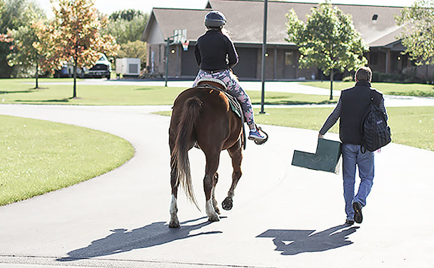A Girl & A Horse